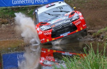 Petter Solberg finished third in Australia