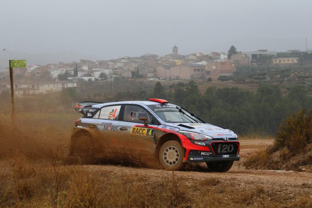Sordo powered through to the lead in Spain