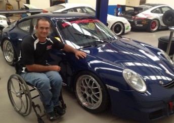Matt Speakman with his McElrea Porsche