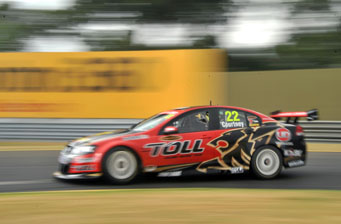 James Courtney in his Toll HRT Commodore