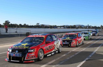 thumb The Toll HRT and FPR entries prepare to hit the track