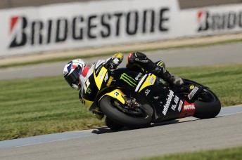 Ben Spies on pole in Indianapolis