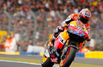 Casey Stoner will start the French Grand Prix from pole position