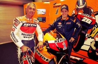 Doohan traded notes with Casey Stoner after the ride