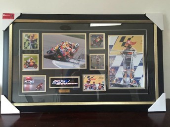 Signed Casey Stoner picture frame 
