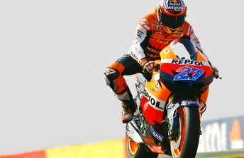 Casey Stoner will start from pole position
