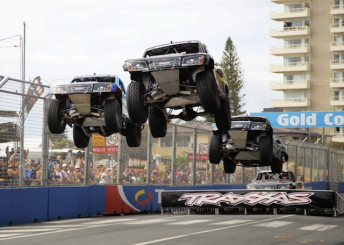 The high flying Stadium Super Trucks have been confirmed for the final V8 Supercars event in Sydney in December