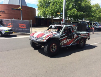Sheldon Creed takes the first Stadium Super Trucks event