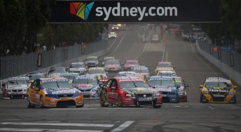 The start of the 2012 Sydney 500