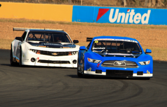 The TA2 Racing Australia cars completed a demonstration run at Queensland Raceway in June 