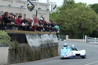 John Holden and Andy Winkle win the Sidecar opener