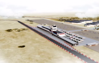 Artists impression of pit straight at Tailem Bend
