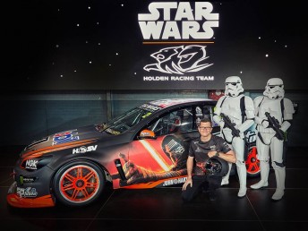 Tander will pilot a special Star Wars liveried HRT Commodore at  the mountain