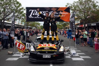 2011 Targa NZ winners Tony Quinn and Naomi Tillett