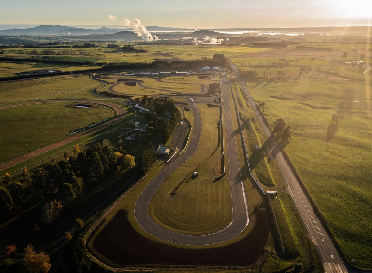 Supercars is racing at Taupo International Motorsport Park in New Zealand from 2024. Image: Supplied