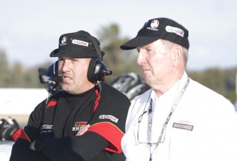 V8 SUPERCAR CHAMPIONSHIP WINTON Terry Morris with son Paul