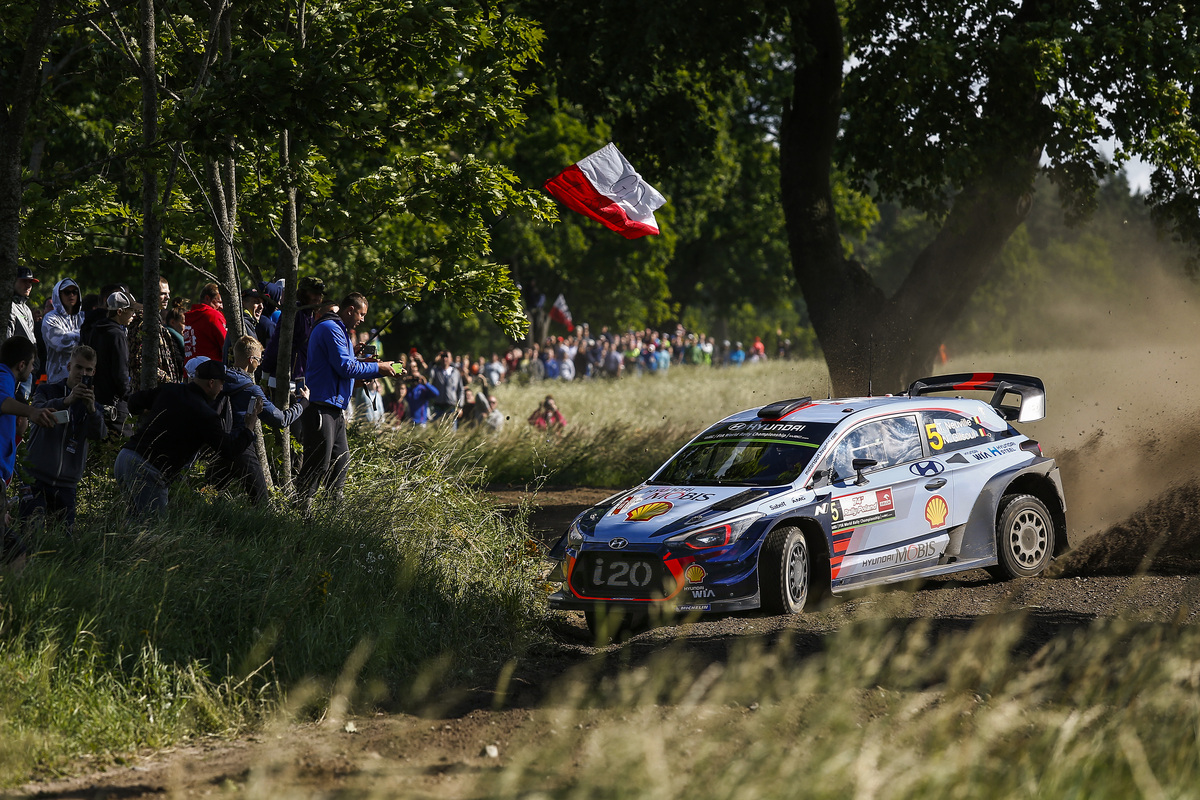 Rally Poland will return to the World Rally Championship next season. Image: Sarah Vessely/Hyundai Motorsport GmbH