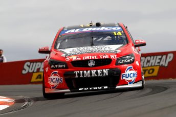 The #14 Tim Slade/Ash Walsh fought back from two laps down at Mount Panorama pic: PSP Images