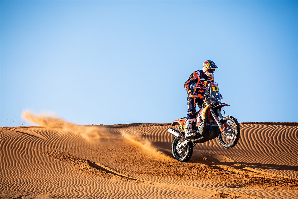 Toby Price is second overall in the Dakar despite a crash on Stage 5