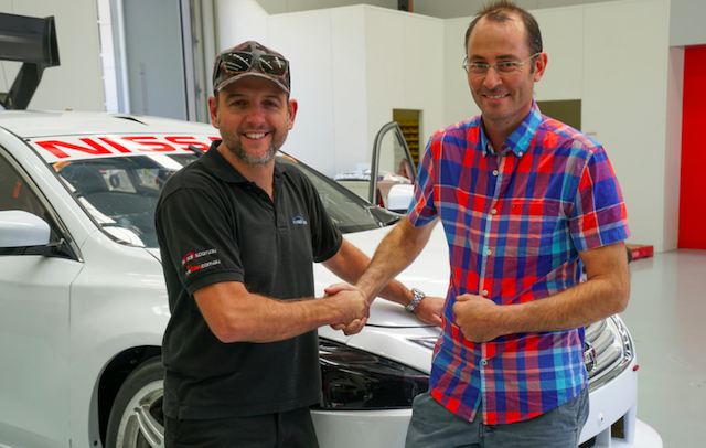 Todd Kelly and Matthew White in a deal that sees Nissan spread its stocks into the Dunlop Series