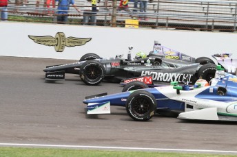 Tony Kanaan winning the 2013 Indy 500 