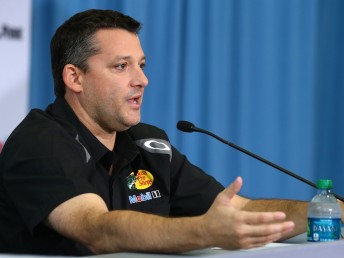 Tony Stewart will be replaced by Jeff Burton at Michigan this weekend