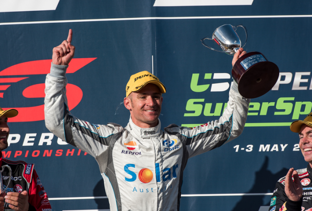 Davison took his first and only win for Erebus in thrilling circumstances