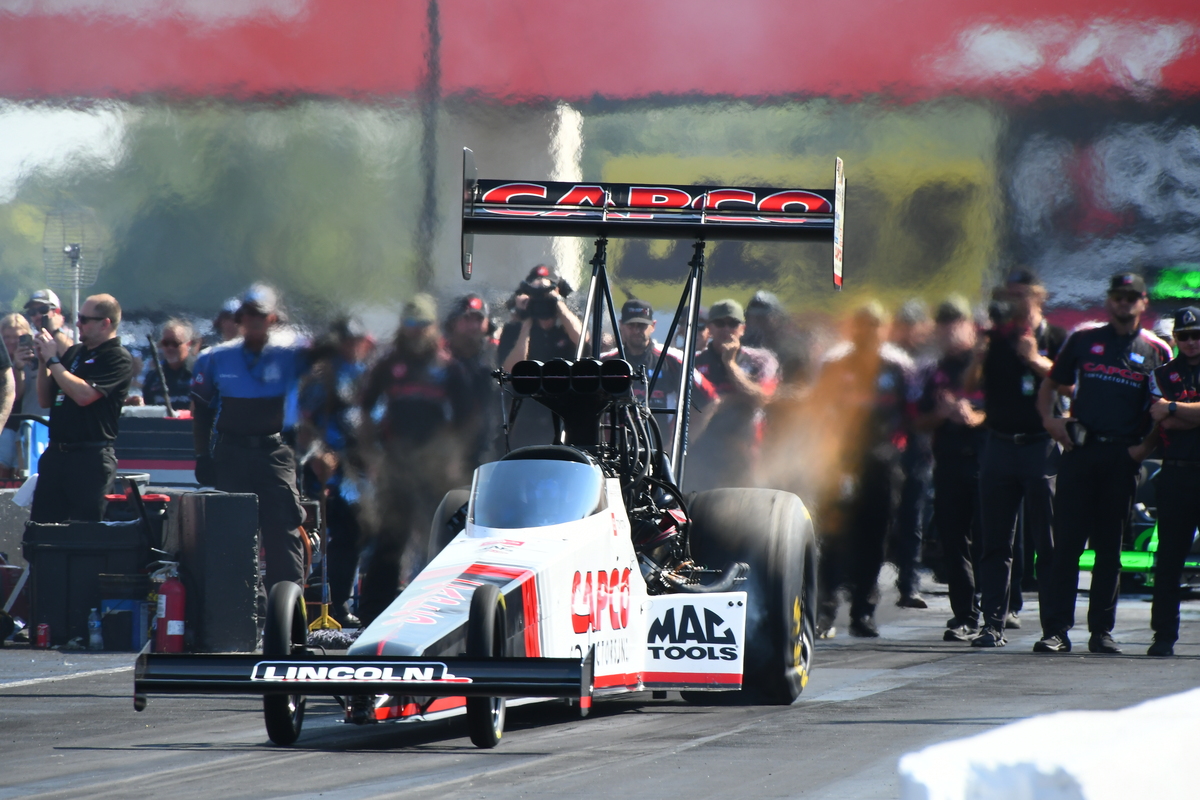 Steve Torrence is the #1 Qualifier in Top Fuel . Image: Roger Richards