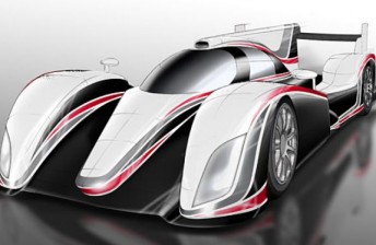 An official drawing of the new LMP1 challenger