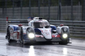 The #7 Toyota has led for much of the opening eight hours