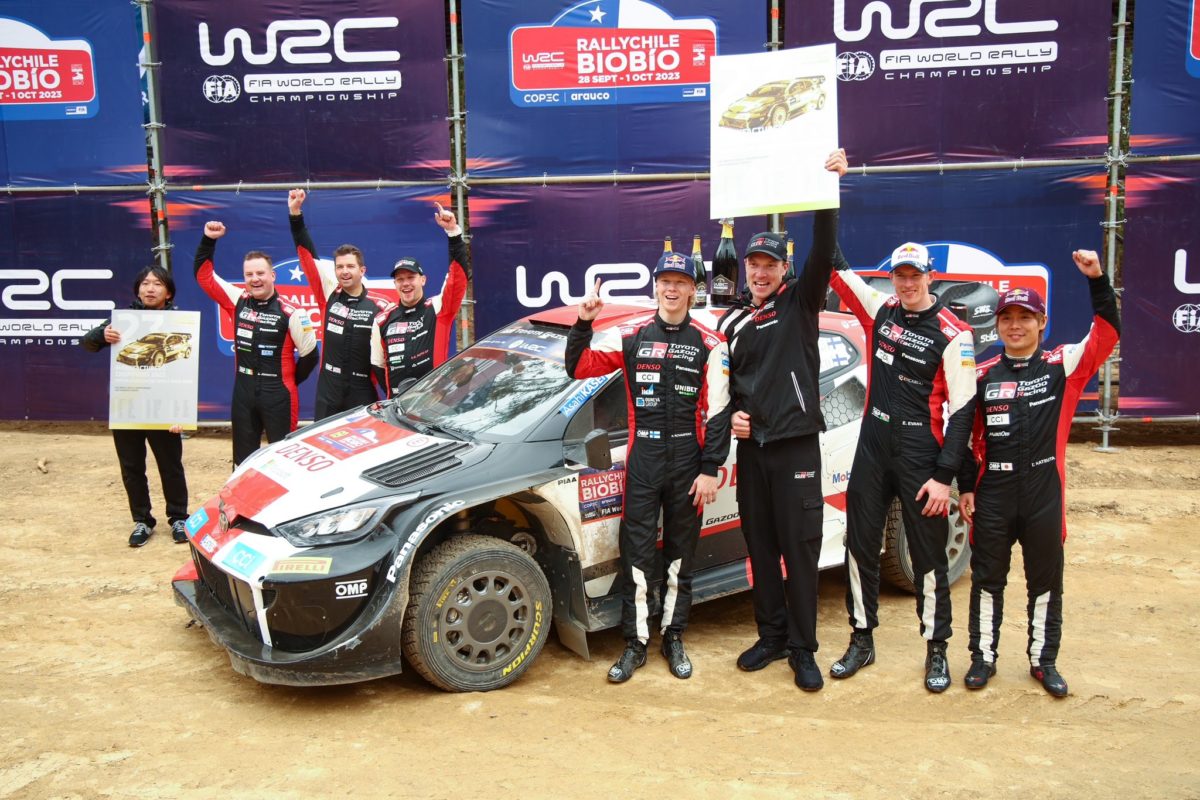 Toyota won the WRC manufacturers' title. Image: Supplied