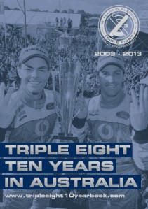 Triple Eight book goes on sale from today