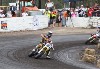 Kirkness wins the inaugural Troy Bayliss Classic in front of a packed crowd at Taree
