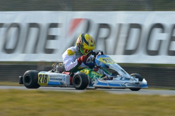 Troy Loeskow on his way to 10th in qualifying in Italy