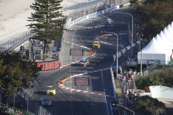 The V8 Supercars attack Surfers Paradise