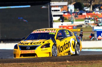 Nissan recorded Saturday win at Winton on E70 ethanol blend