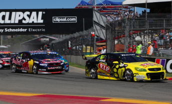 Van Gisbergen beat Whincup to the win at the season-opening Adelaide event