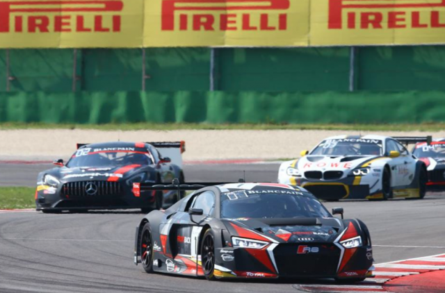 Laurens Vanthoor and Frederic Vervisch lead the field at Misano