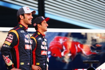 Jean-Eric Vergne and Daniel Ricciardo spent two years together at Toro Rosso