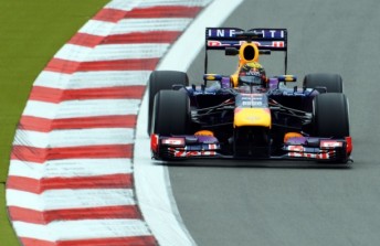Sebastian Vettel topped practice three