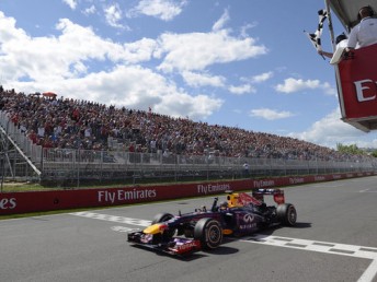 Sebastian Vettel cruised to his first Canadian victory