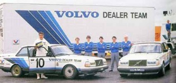 The Volvo Dealer Team in 1986