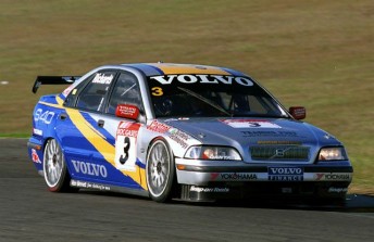 The S40, seen here at Oran Park in 1999, was the last of the Volvo Super Tourers