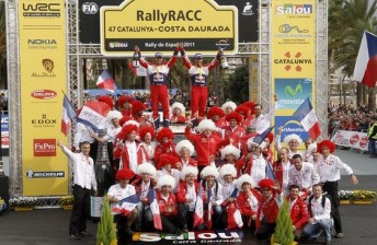 Loeb celebrates another win with Citroen