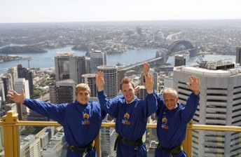 Wallaby, James O'Connor joins Jari-Matti Latvala and Mikko Hirvonen overlooking Sydney