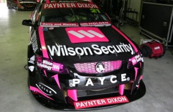 The Wilson Security Racing entry will again run pink this year