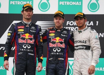 Sebastien Vettel defied team orders, robbing Mark Webber of victory in the 2013 Malaysian Grand Prix 