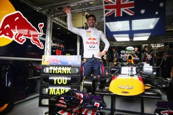Mark Webber bows out of grand prix racing in style