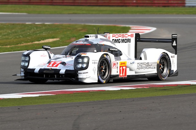 The #17 919 retired from the lead at Silverstone with a drivetrain issue. pic: PSP Images