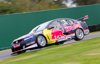 Jamie Whincup spent the entire session in the #1 Holden